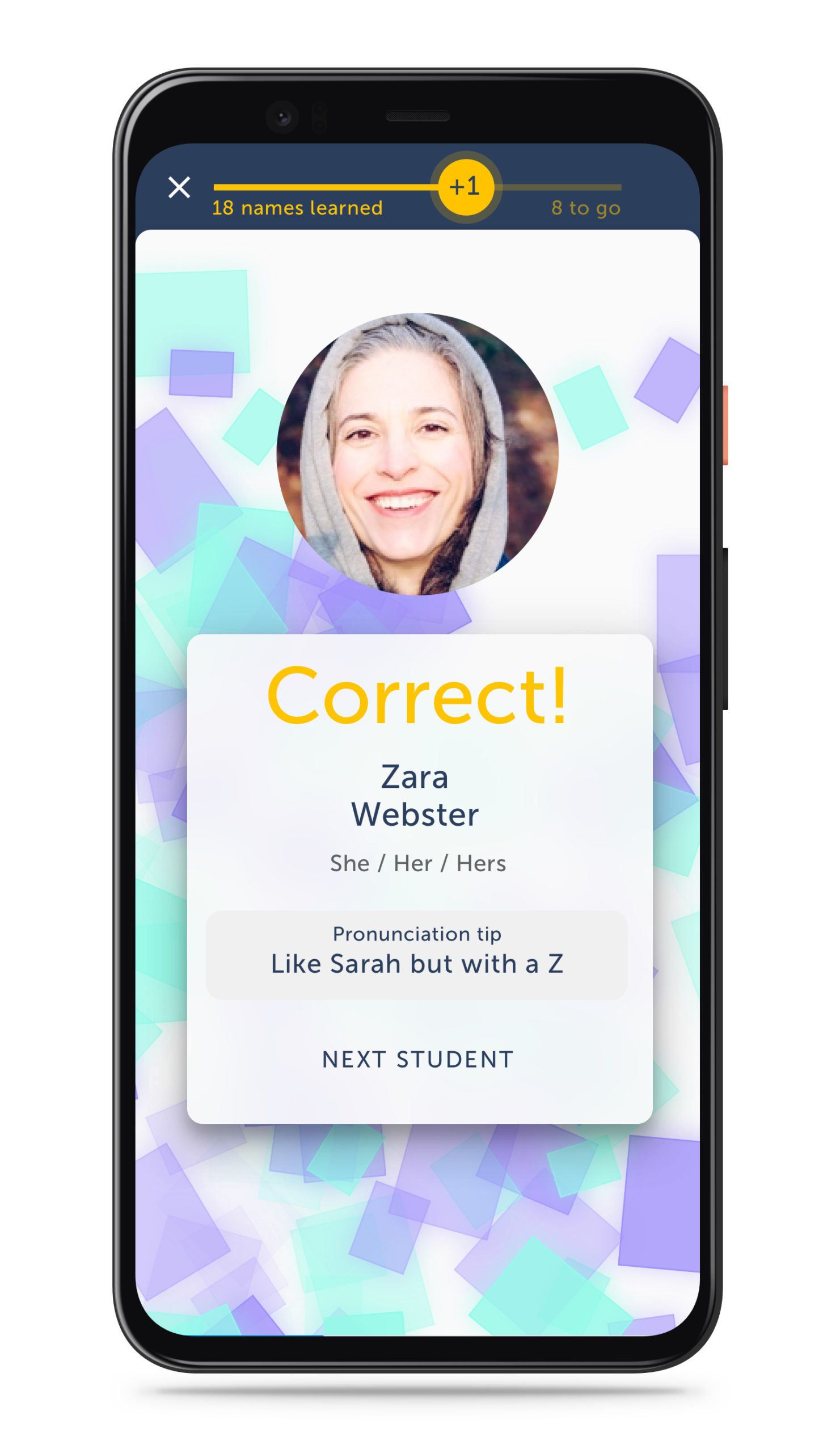Student names – Android